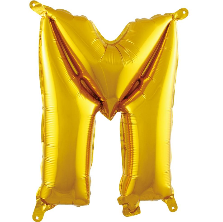 Folyo Balon Gold M 16 İnç 36 Cm